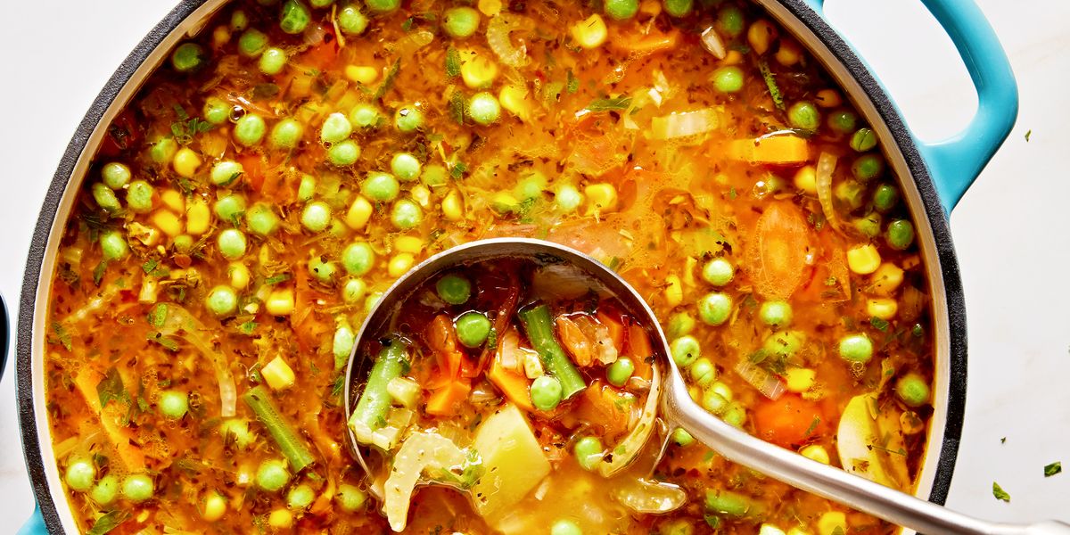 Split-Pea Soup with Portobellos Recipe - Quick From Scratch Italian