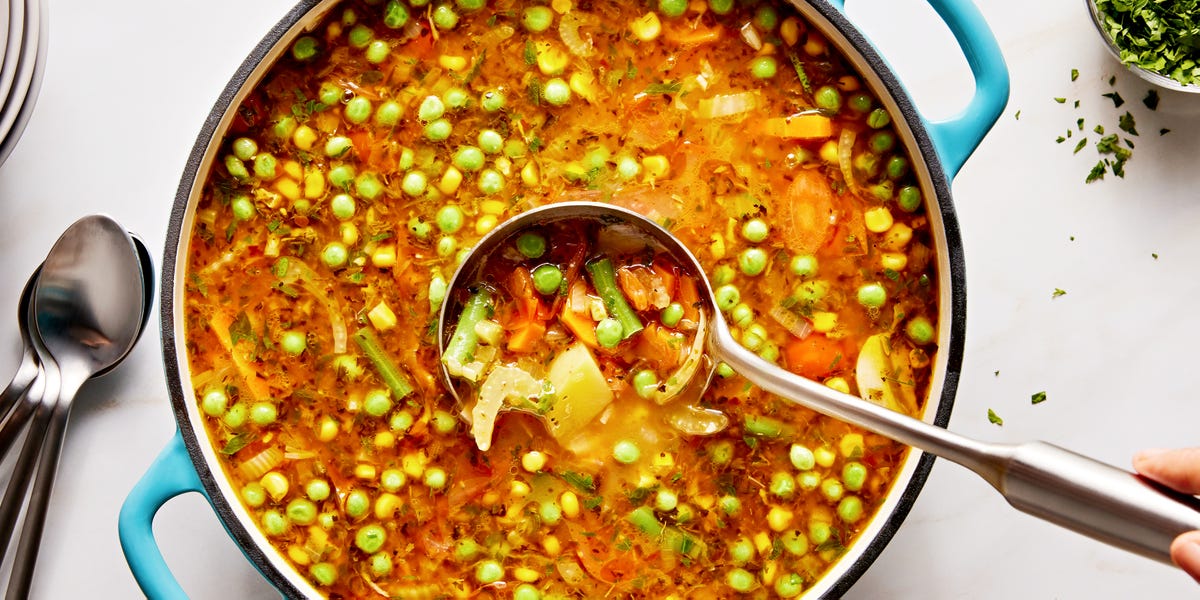 Best Homemade Vegetable Soup Recipe - How To Make Vegetable Soup