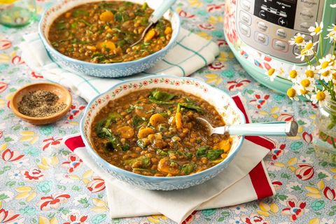 vegetable soup recipes instant pot lentil soup