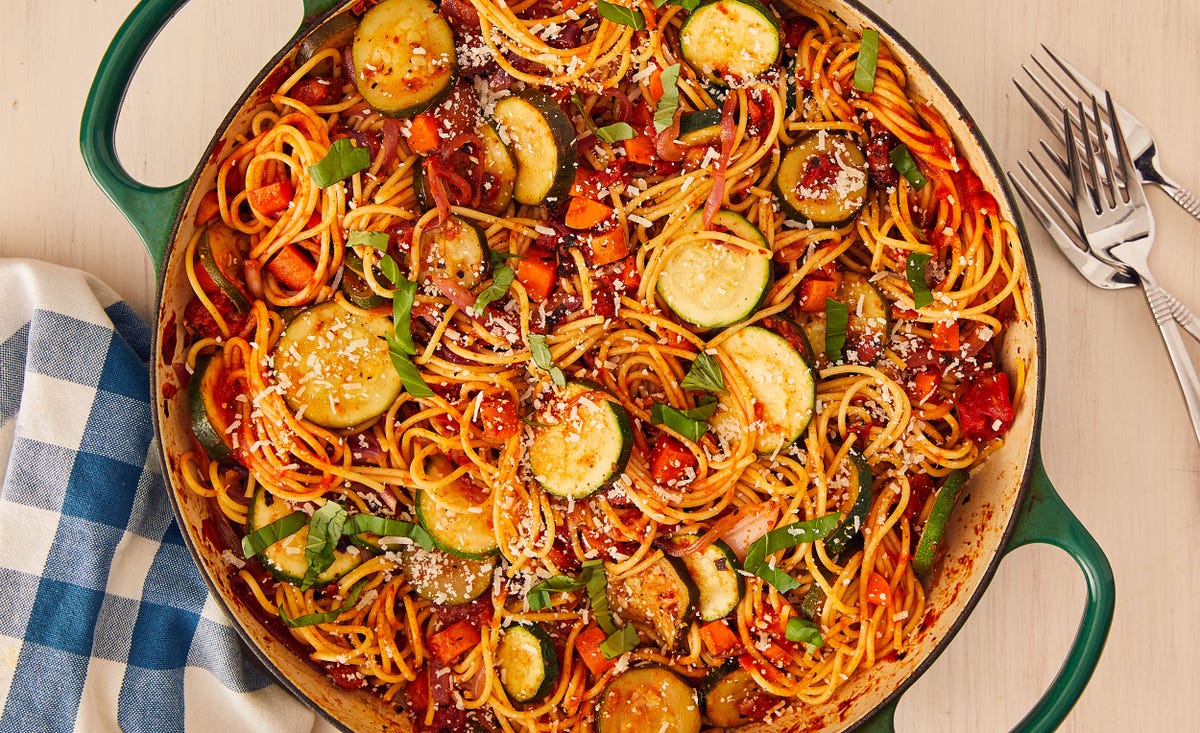 Best Vegetable Spaghetti Recipe - How to Make Vegetable Spaghetti