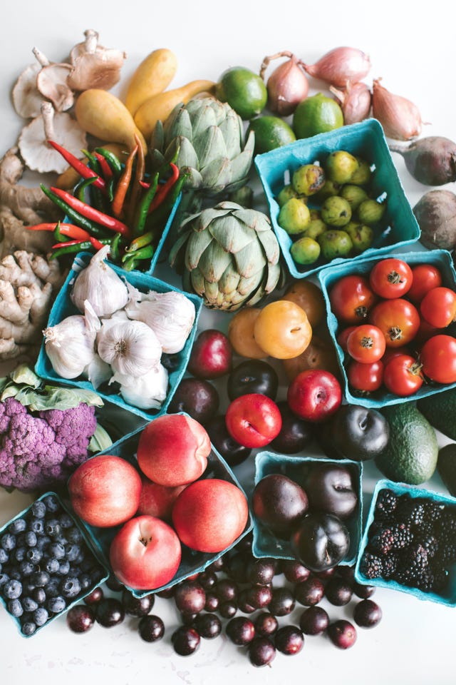 fresh fruits and vegetables