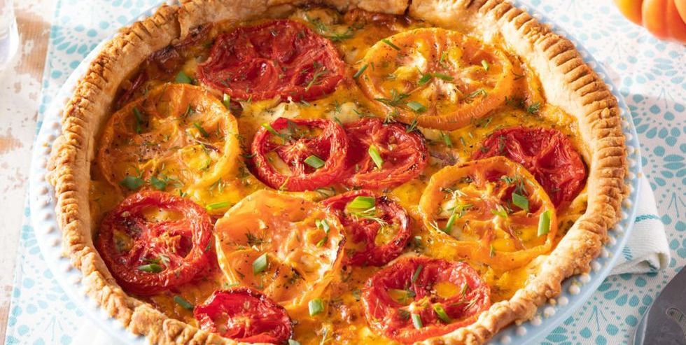 vegetarian easter dinner ideas tomato tart