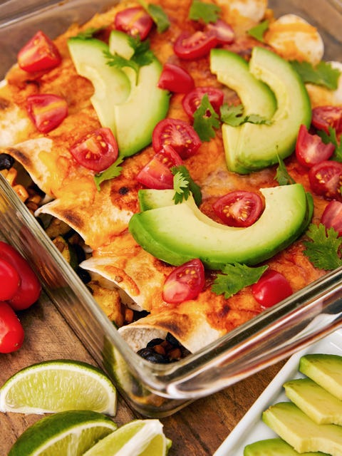 Vegetarian Enchiladas - Delish.com vegetarian enchiladas