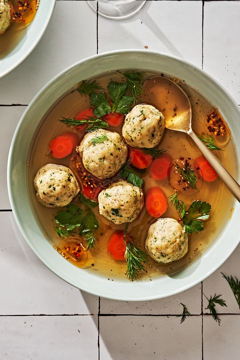 vegetarian matzoh ball soup