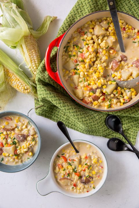 vegetarian soup recipes corn chowder