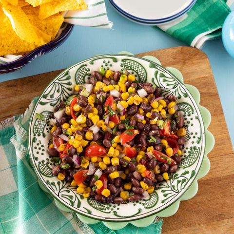 vegetarian super bowl recipes corn and black bean salsa