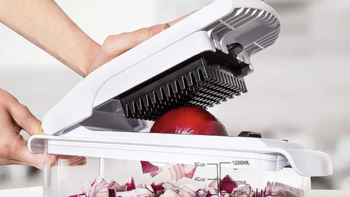 s top-rated vegetable slicer can help you cut onions