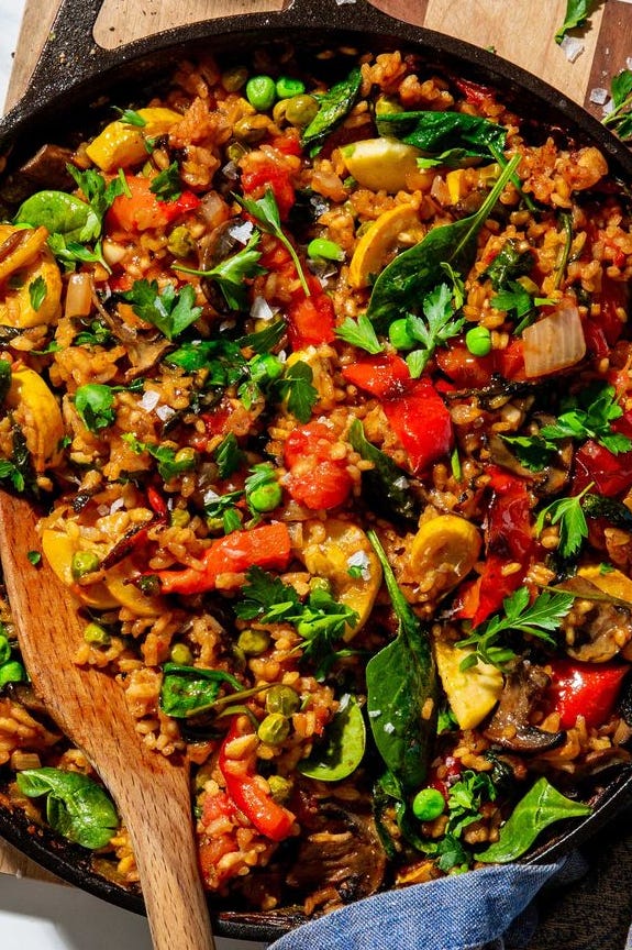 veggie paella veggie paella
