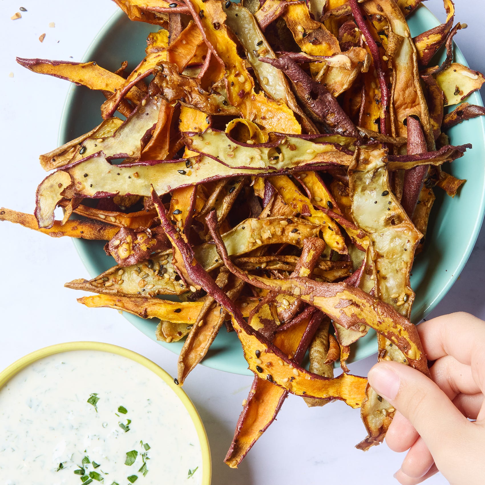 Best Veggie Peel Chips Recipe - How To Make Veggie Peel Chips