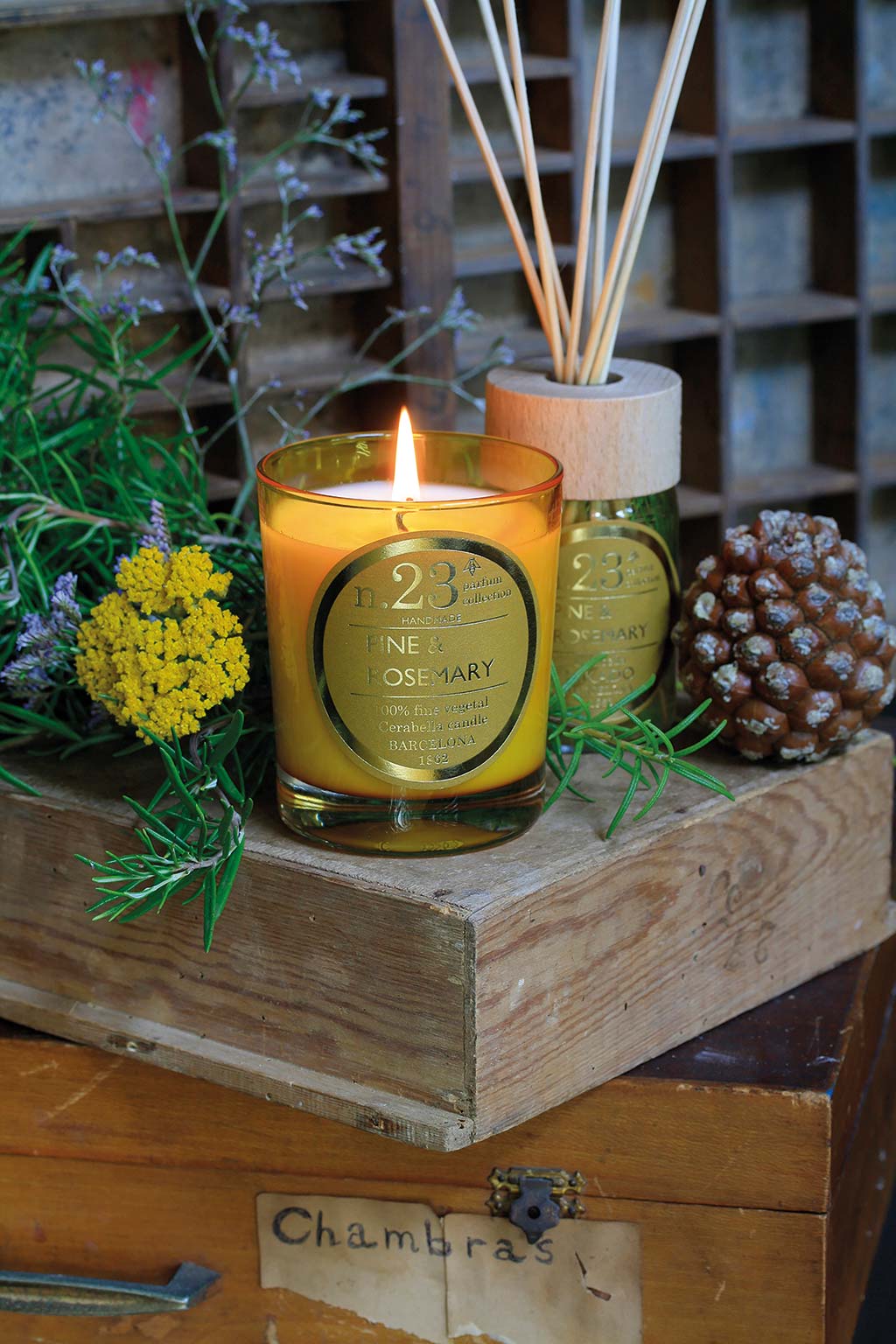 Velas aromáticas para Navidad