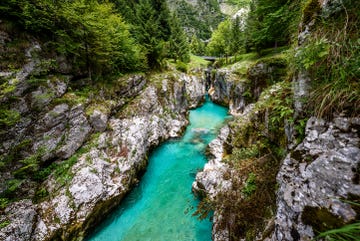 socavallei in nationaal park triglav in europa