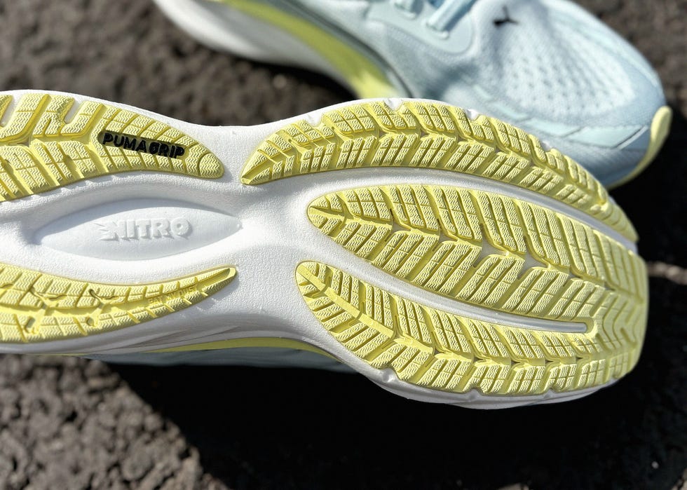 the bottom of a shoe