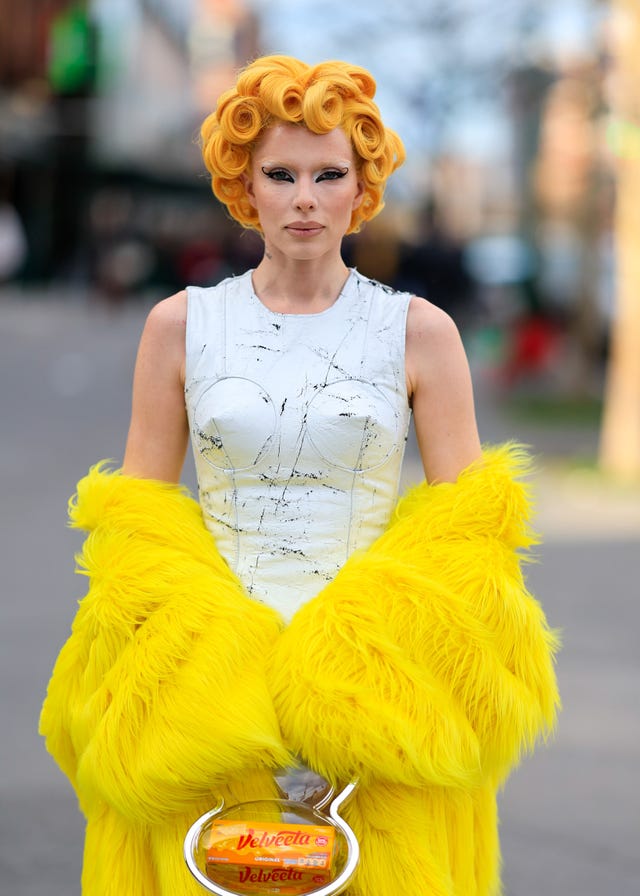 a person in a garment