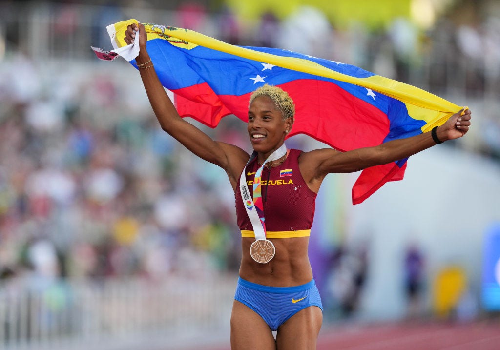 yulimar rojas, candidata a ser mejor atleta mundial femenina del año 2022