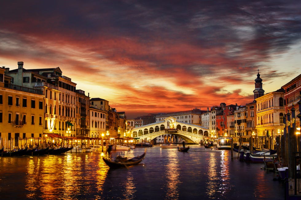 venice at sunset
