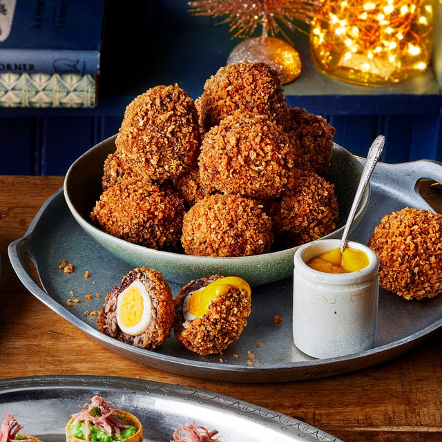 venison and black pudding scotch quail eggs