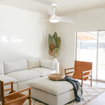 ventilador de techo con luz motor dc beach blanco