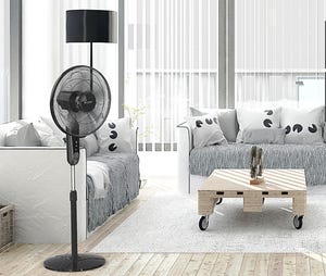ventilador de pie, de branson