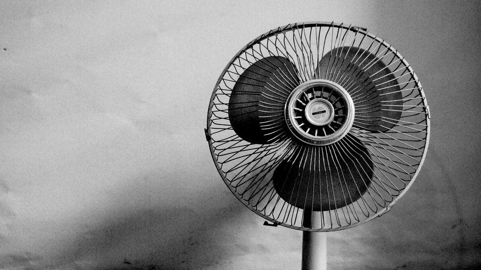 Mechanical fan, Monochrome, Circle, Black-and-white, Spoke, 