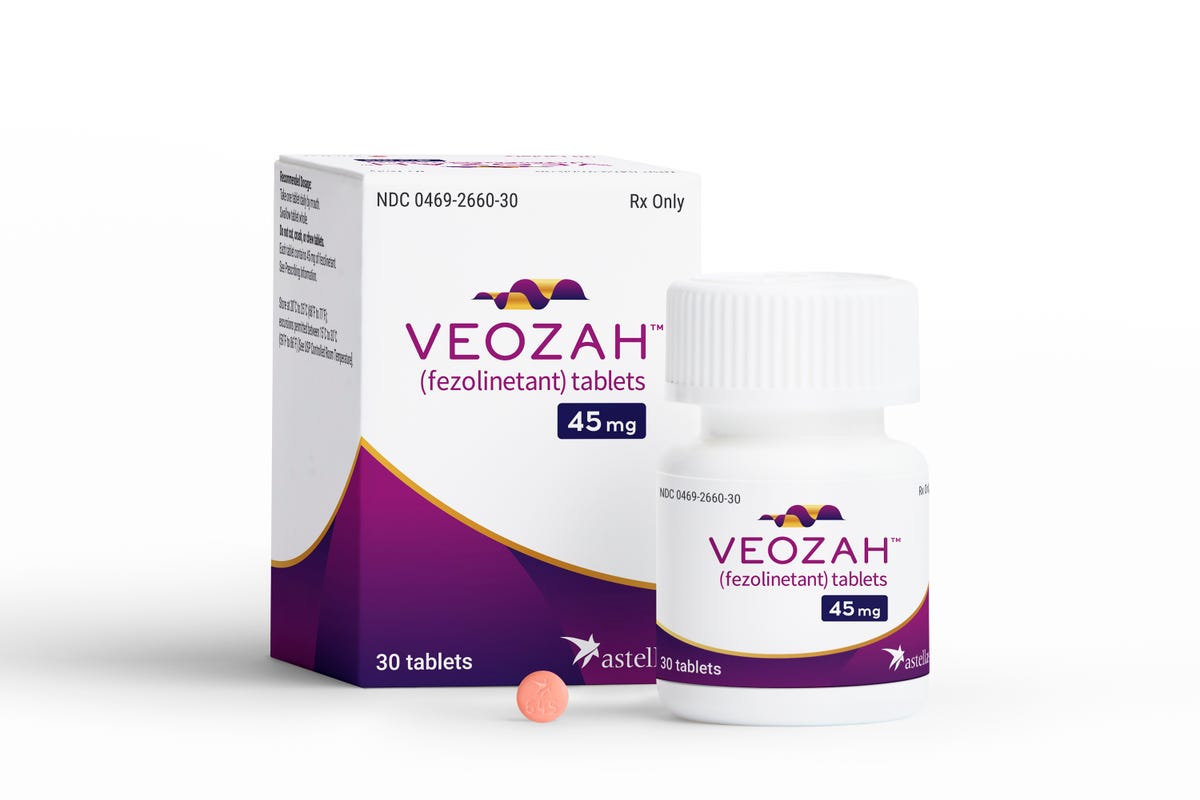 FDA: New Drug Veozah Approved to Treat Menopausal Hot Flashes