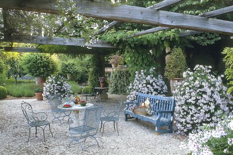 french garden pergola