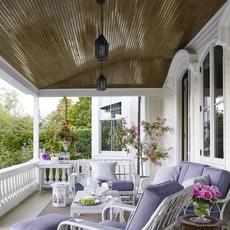 Summer Farmhouse Porch Decorating Ideas - Town & Country Living