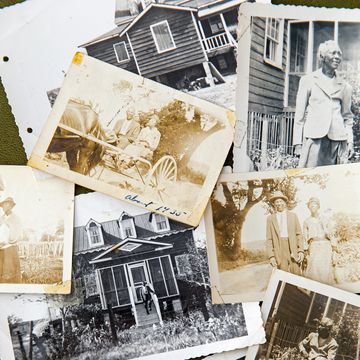 a collection of hutchinson family photos includes builder and entrepreneur henry and his wife, rosa, circa 1935