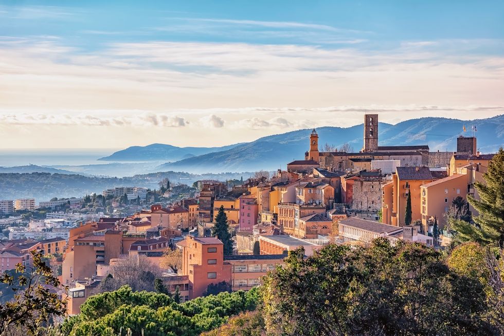 the city of grasse on the french riviera