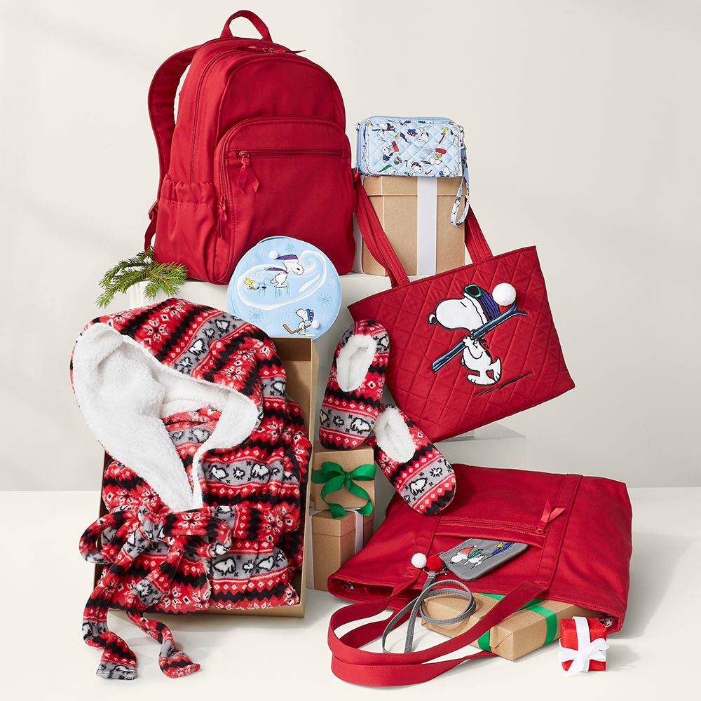 Vera Bradley s New Snoopy Themed Holiday Collection Will Fill Your Peanuts Dreams