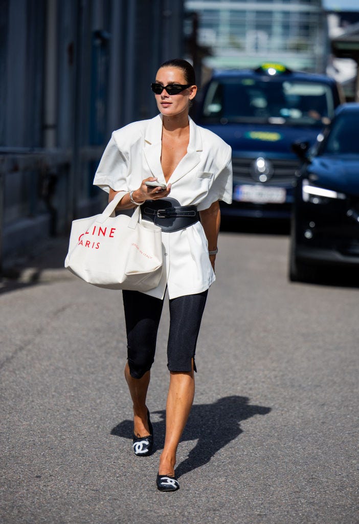 capri pants outfits copenhagen fashion week street style ss25