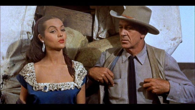 Veracruz (1954) Sara Montiel y Gary Cooper