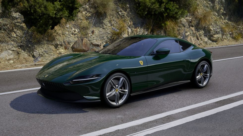 2020 Ferrari Roma in Verde British