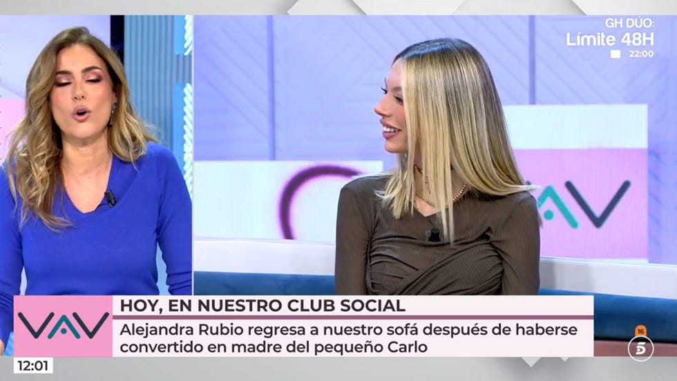 veronica dulanto anuncia la vuelta de alejandra rubio a vamos a ver por sorpresa