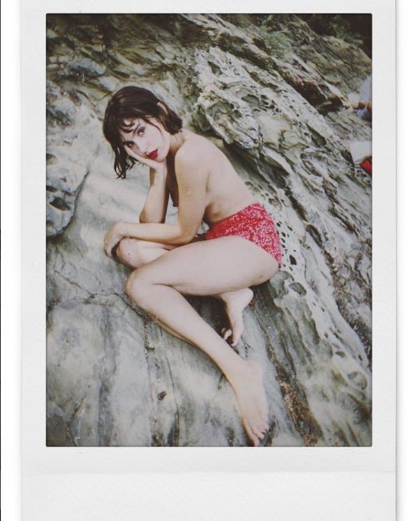 Photograph, Beauty, Leg, Photography, Human body, Sitting, Tree, Stock photography, Plant, Long hair, 