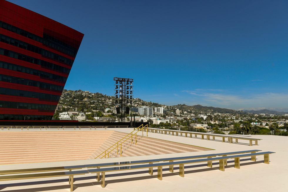 versace 2023秋冬大秀會場 於美國洛杉磯舉行