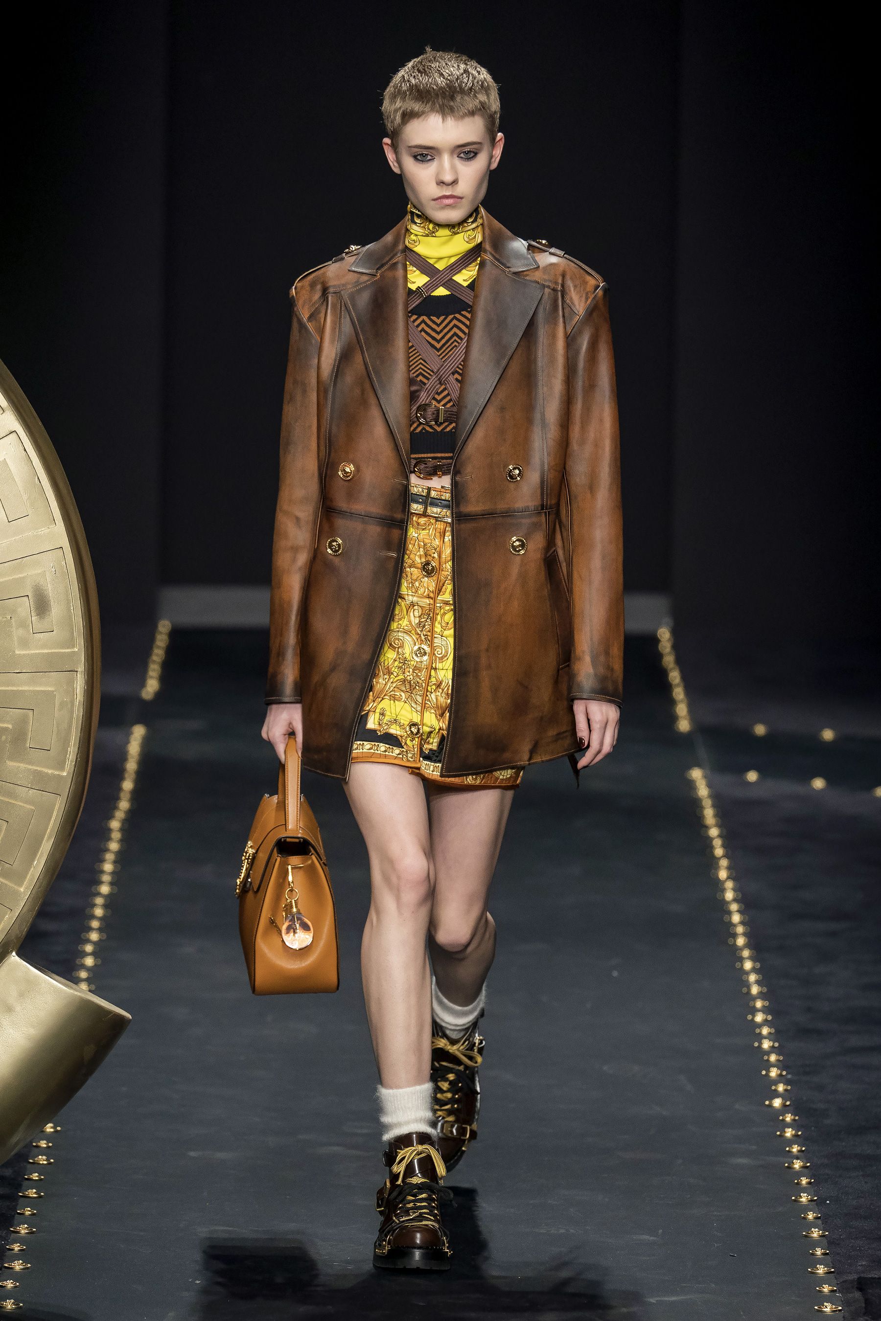 Versace 2019 ランウェイ レギンス 名作
