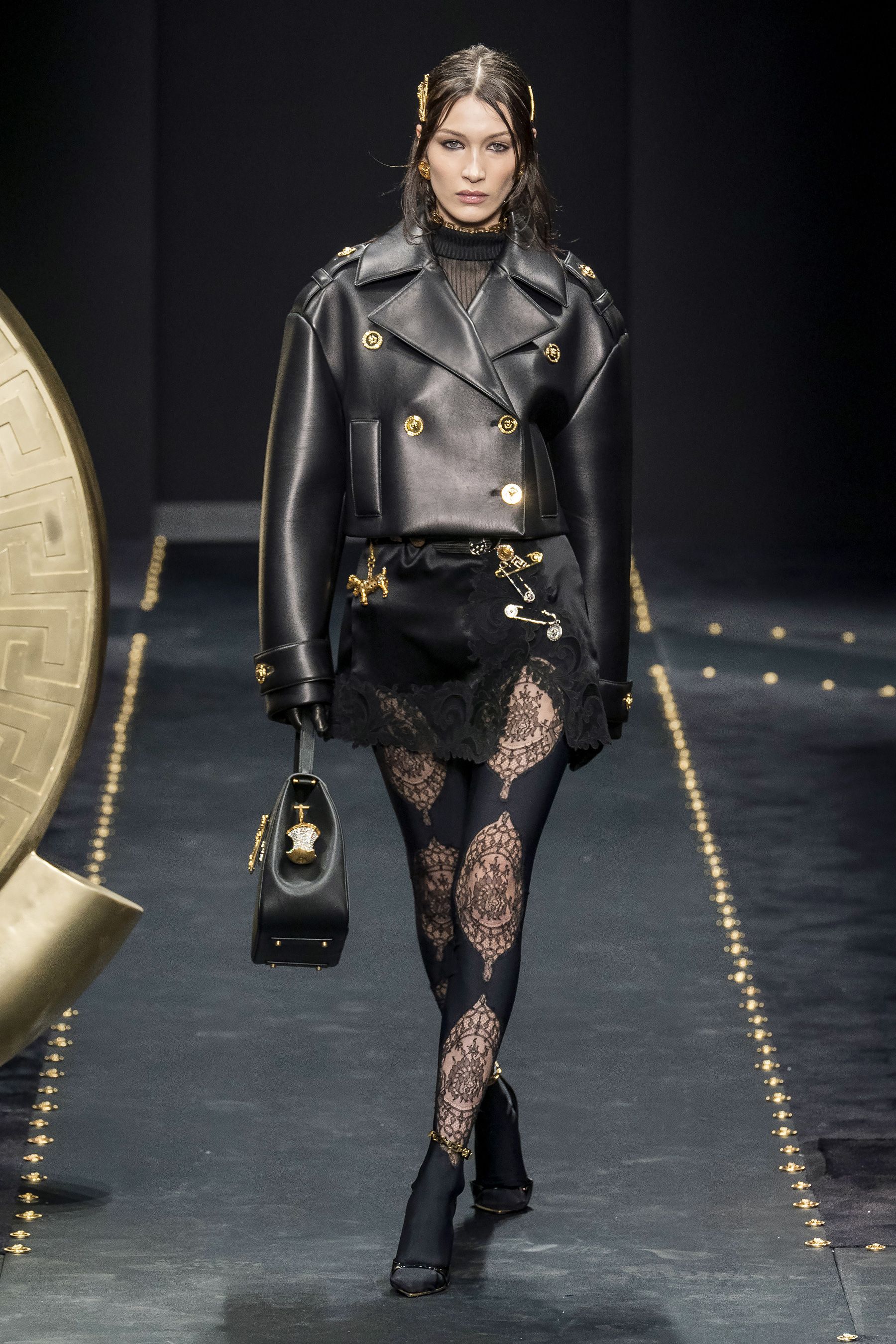 Versace 2019 ランウェイ レギンス 名作