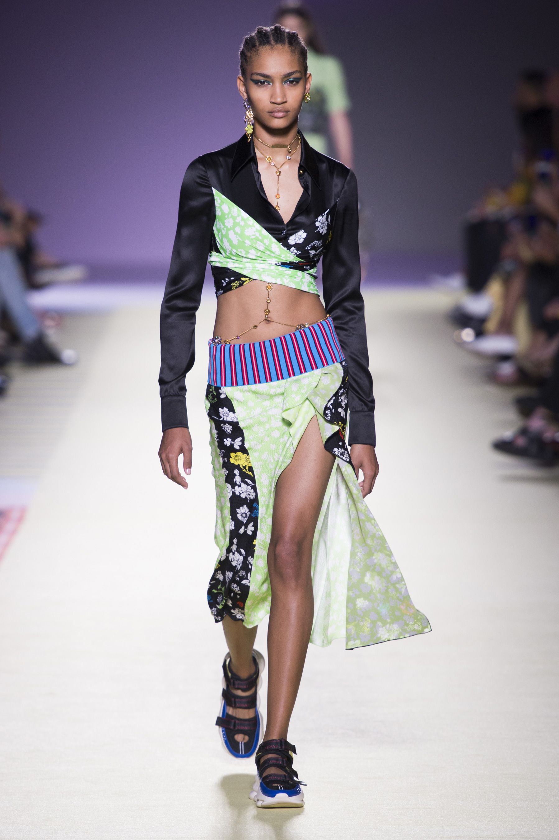 Versace 2019 ランウェイ レギンス 名作