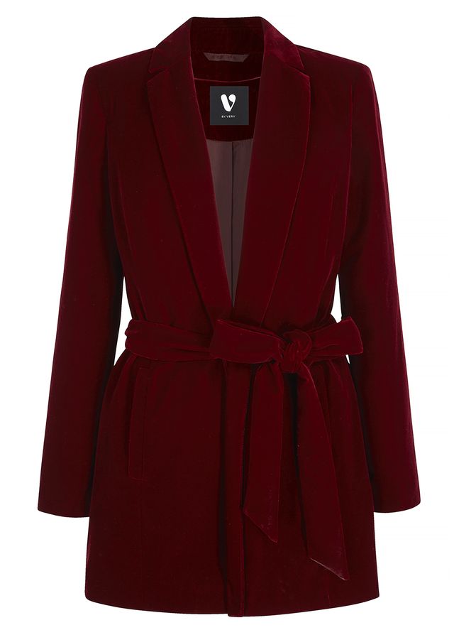 Clothing, Outerwear, Coat, Red, Sleeve, Overcoat, Robe, Jacket, Trench coat, Blazer, 