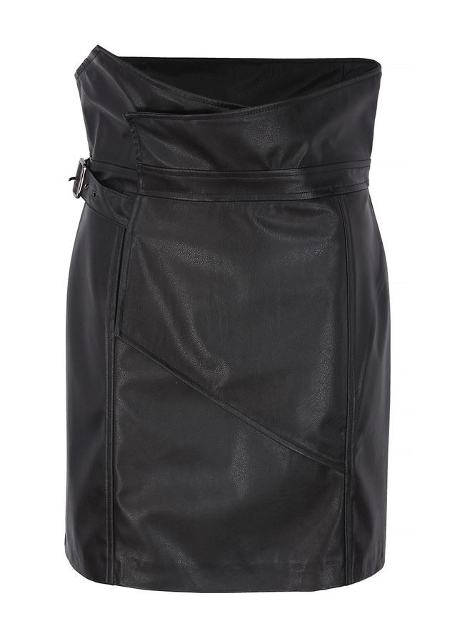 Clothing, Black, Dress, Leather, Cocktail dress, Satin, Little black dress, 