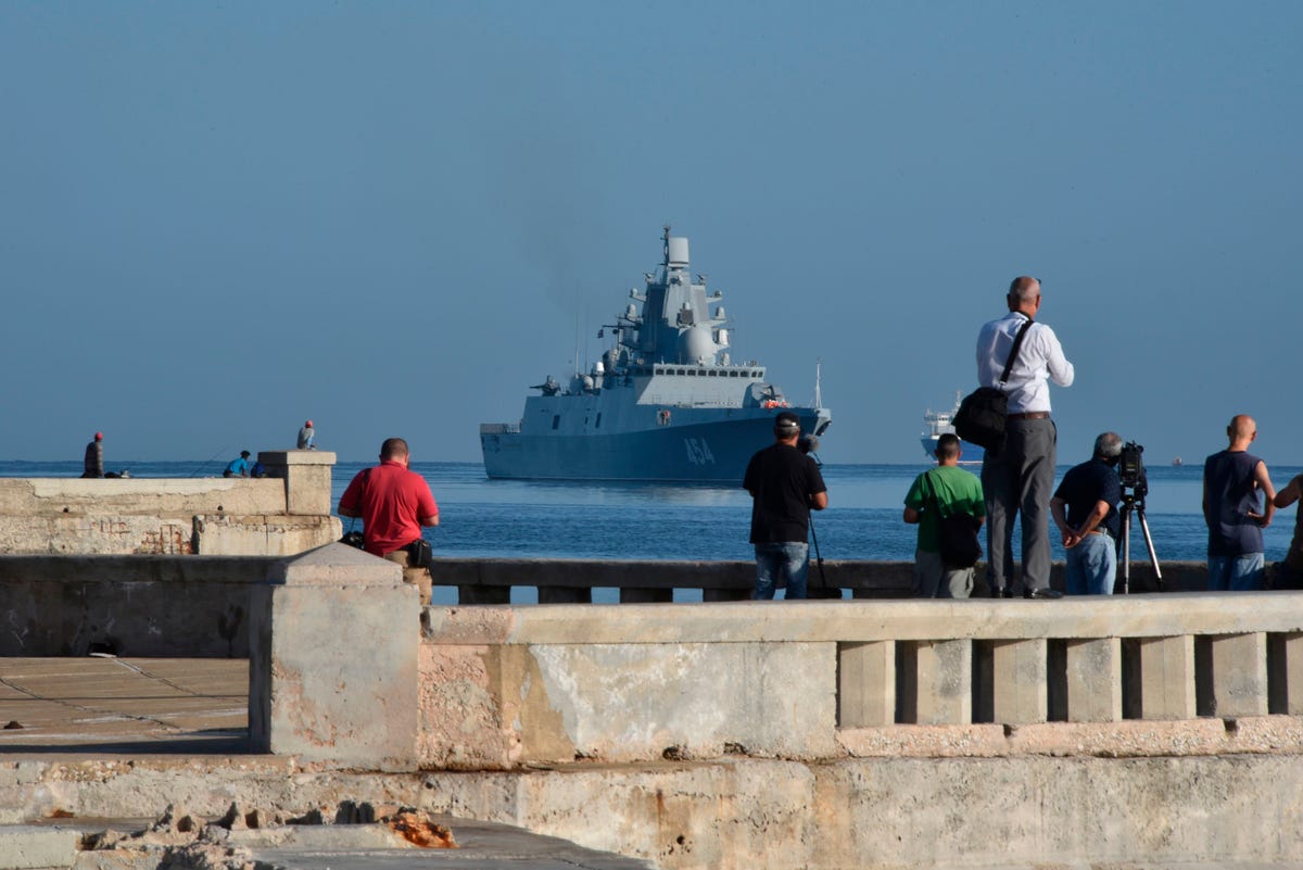 A Russian Navy Warship Is Visiting Havana