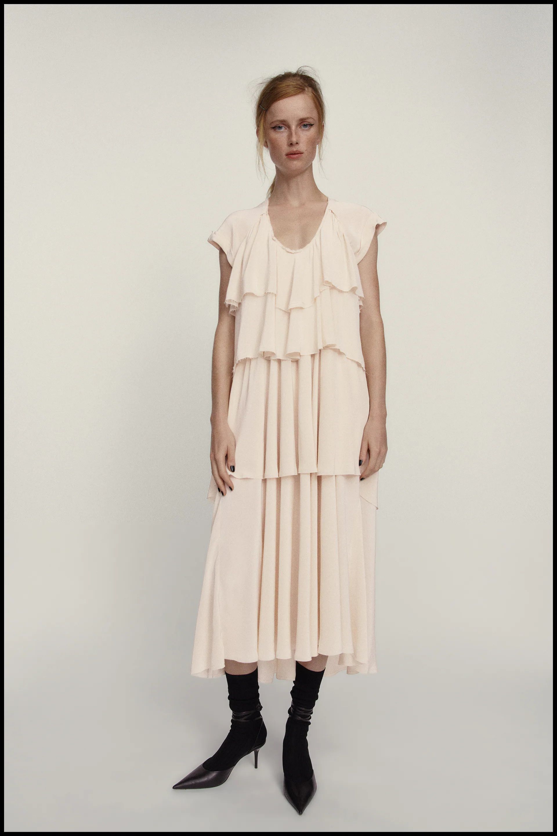 El vestido que Marta Ortega llevó a la 'Fashion de Madrid ya está disponible Zara