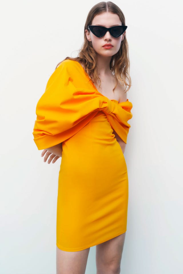 El significado del color naranja y 3 vestidos de las novedades de Zara para  llevarlo