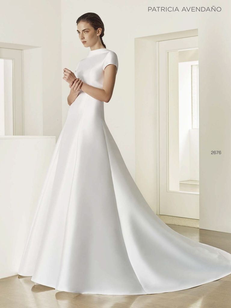 20 vestidos de novia sencillos y minimalistas para