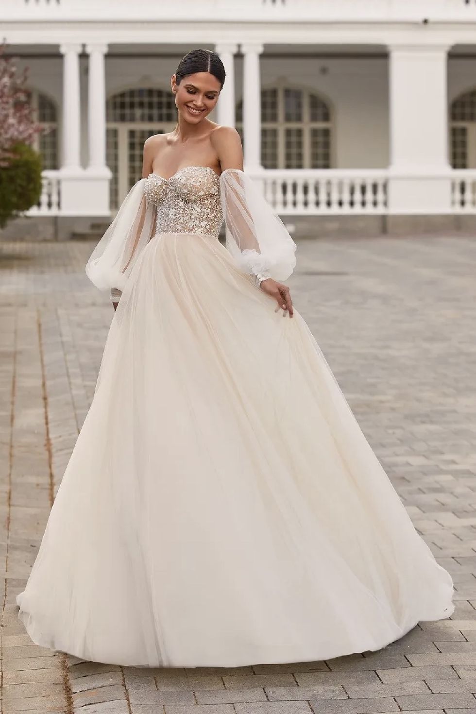 vestido de novia de princesa