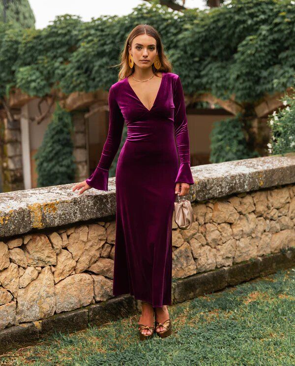 Vestidos elegantes para online navidad