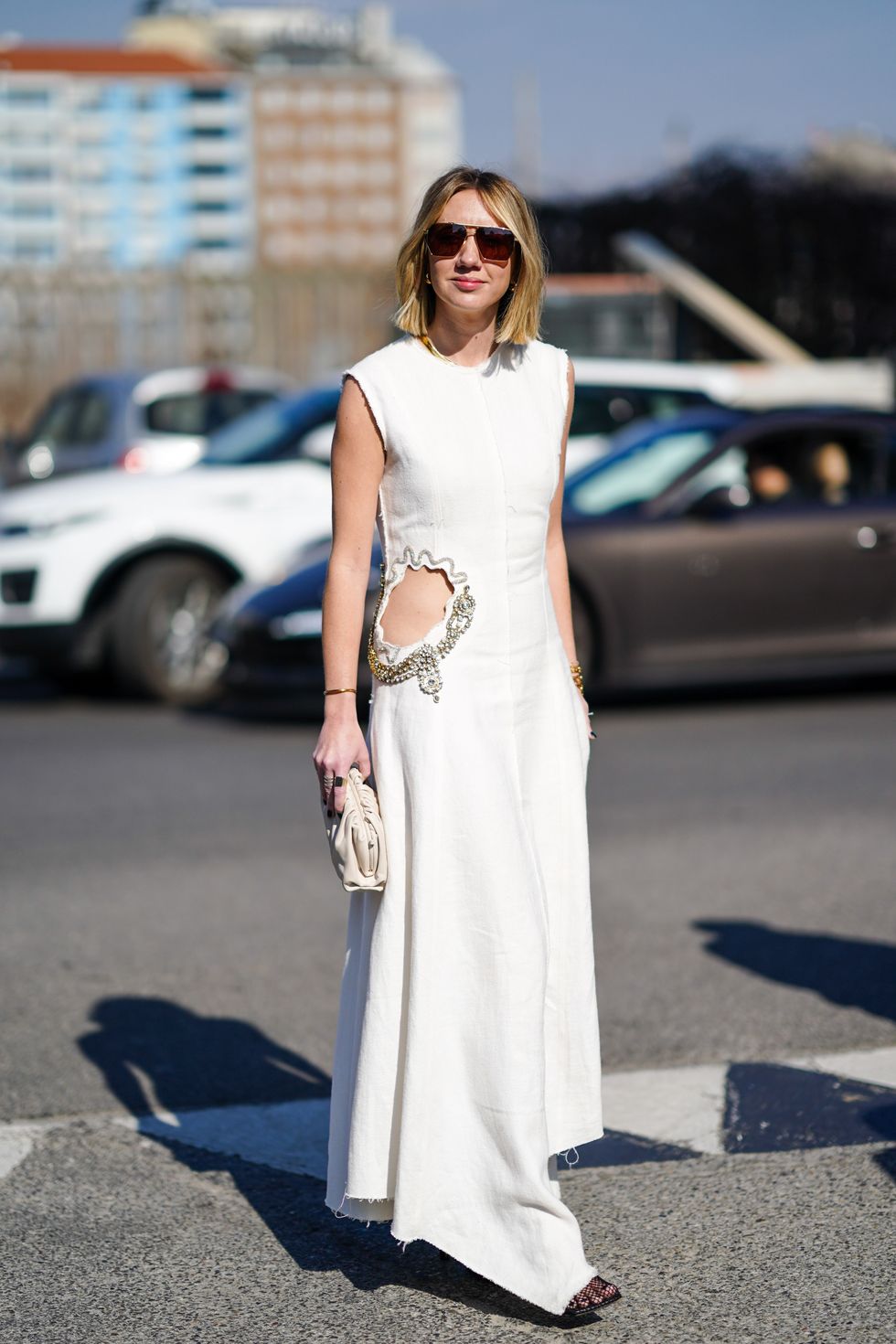vestidos blancos largos tendencias
