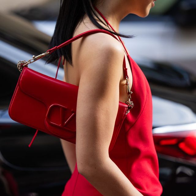 vestido lencero rojo