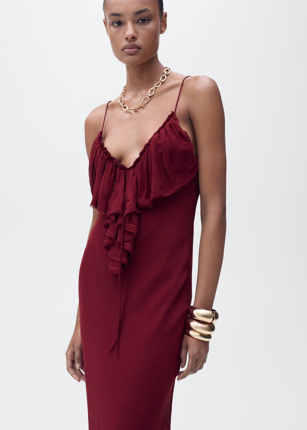 vestido de invitada de mango