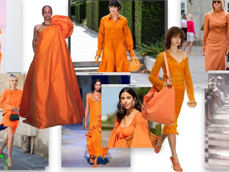 Formas de llevar el naranja en vestidos, pantalones y camisas
